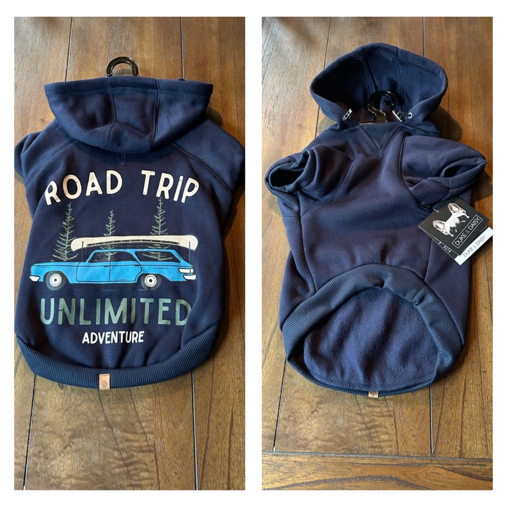 DUKE & DAISY ‘ROAD TRIP Unlimited Adventure’ Fleece Hoodie